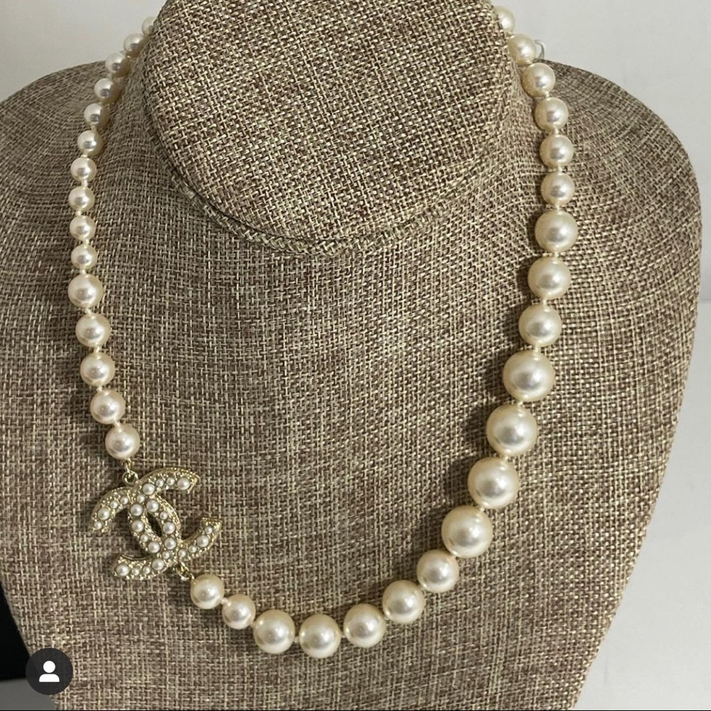 SOLD Chanel pearl necklace 100th anniversary